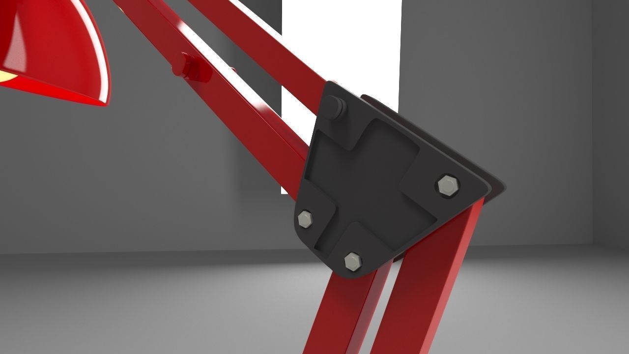 table lamp 3D model_2