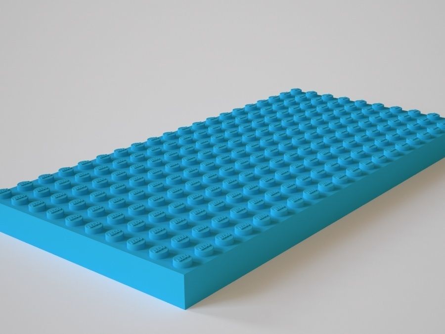 Brick 10x20 undersite studs Ready For Games and Printable 3D print model_21