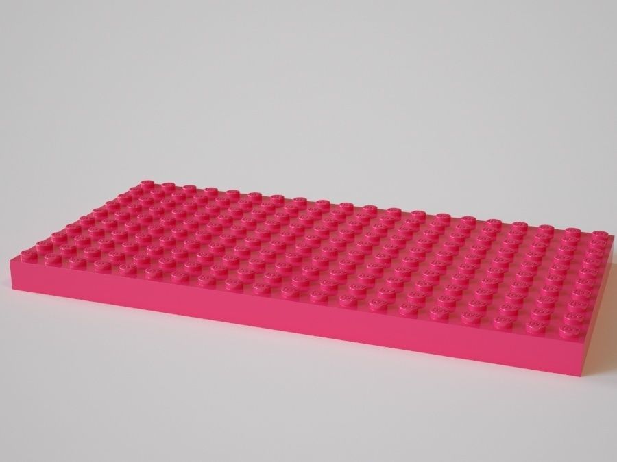 Brick 10x20 undersite studs Ready For Games and Printable 3D print model_23