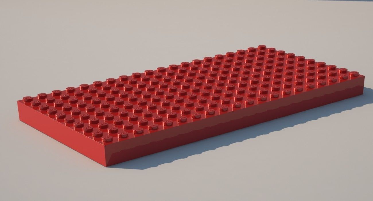 Brick 10x20 undersite studs Ready For Games and Printable 3D print model_1