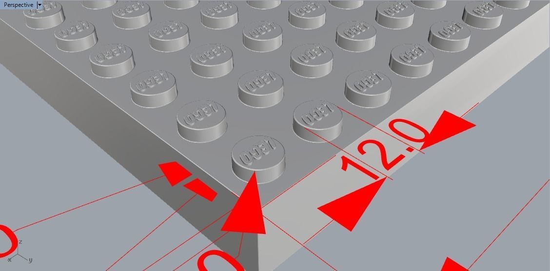 Brick 10x20 undersite studs Ready For Games and Printable 3D print model_18