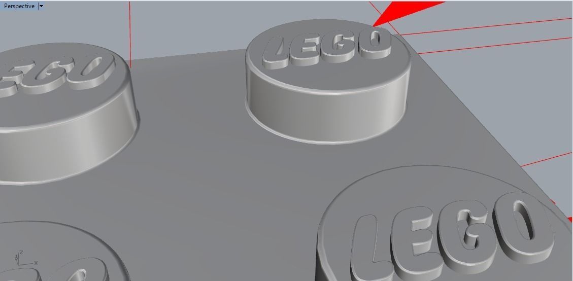 Brick 10x20 undersite studs Ready For Games and Printable 3D print model_8
