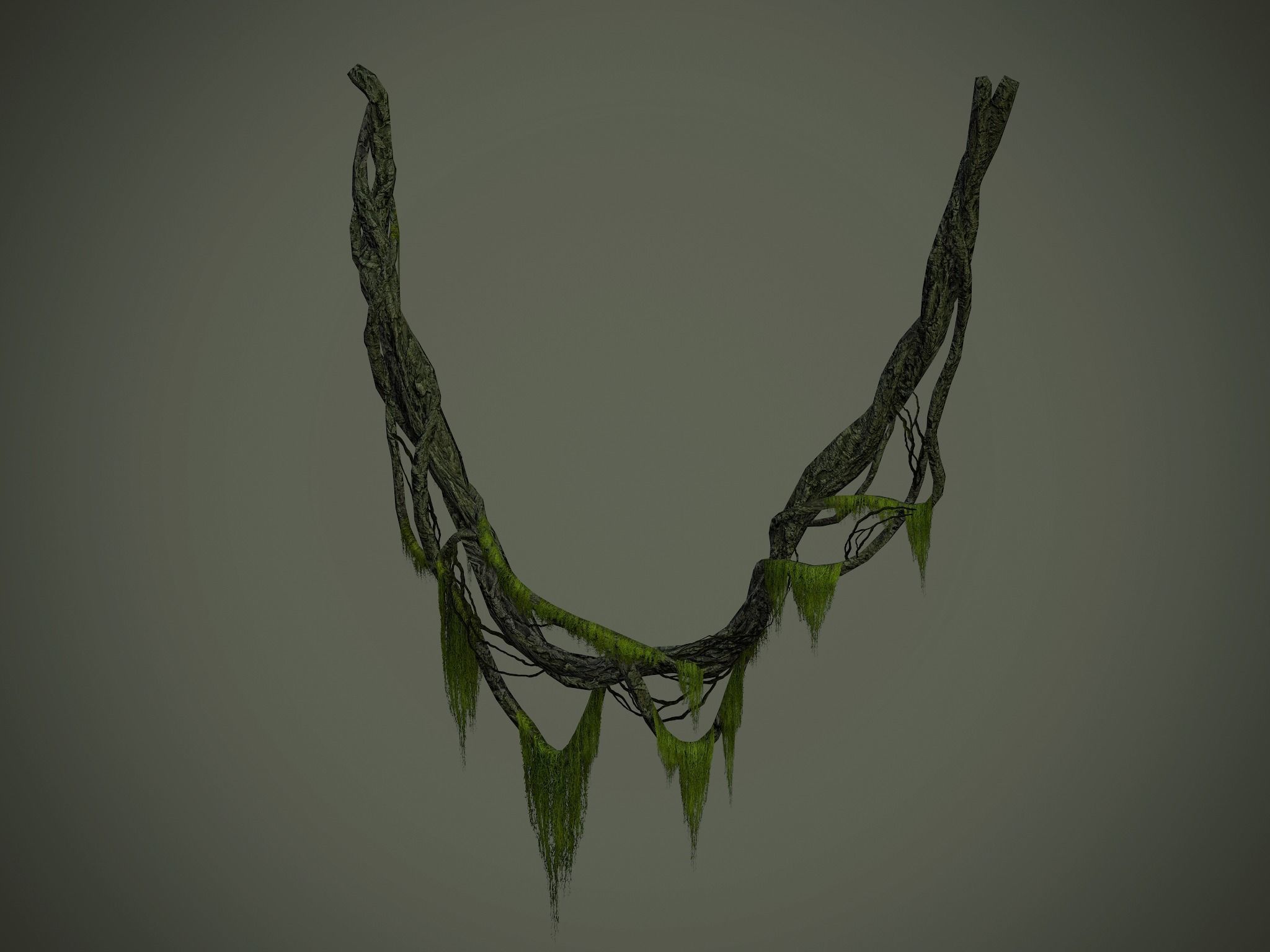 Nature Assets - Forest Vines Pack Low-poly 3D model_36