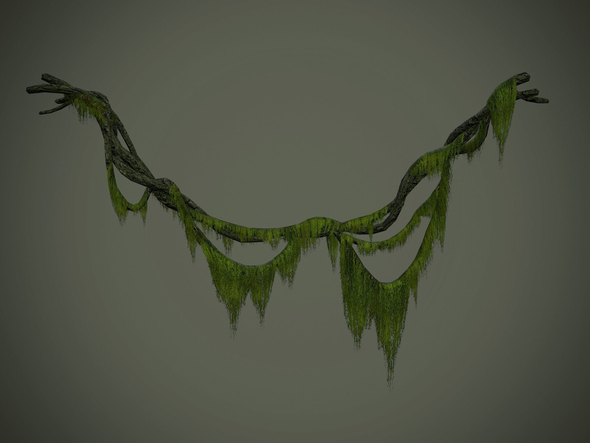 Nature Assets - Forest Vines Pack Low-poly 3D model_31