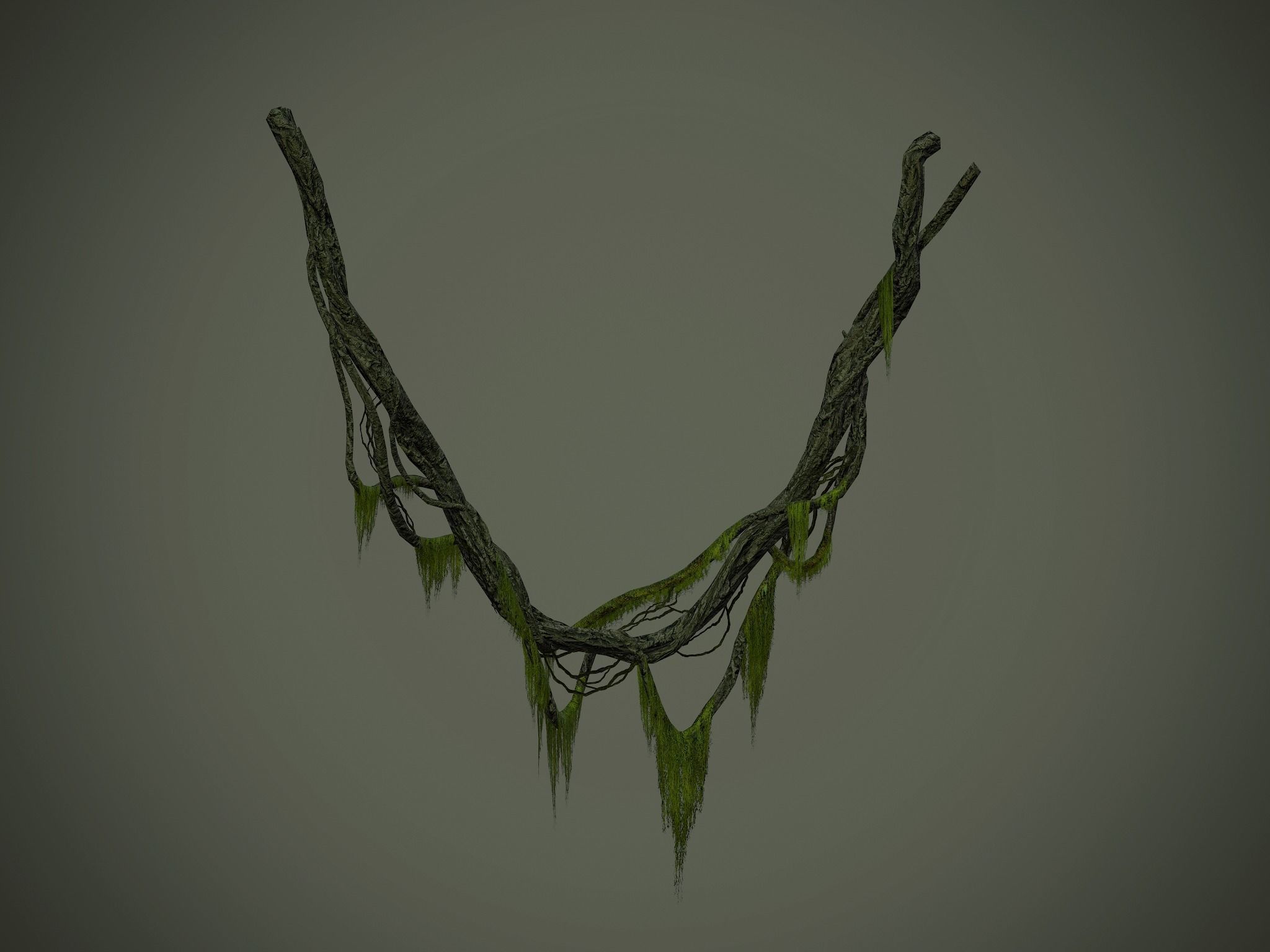 Nature Assets - Forest Vines Pack Low-poly 3D model_35
