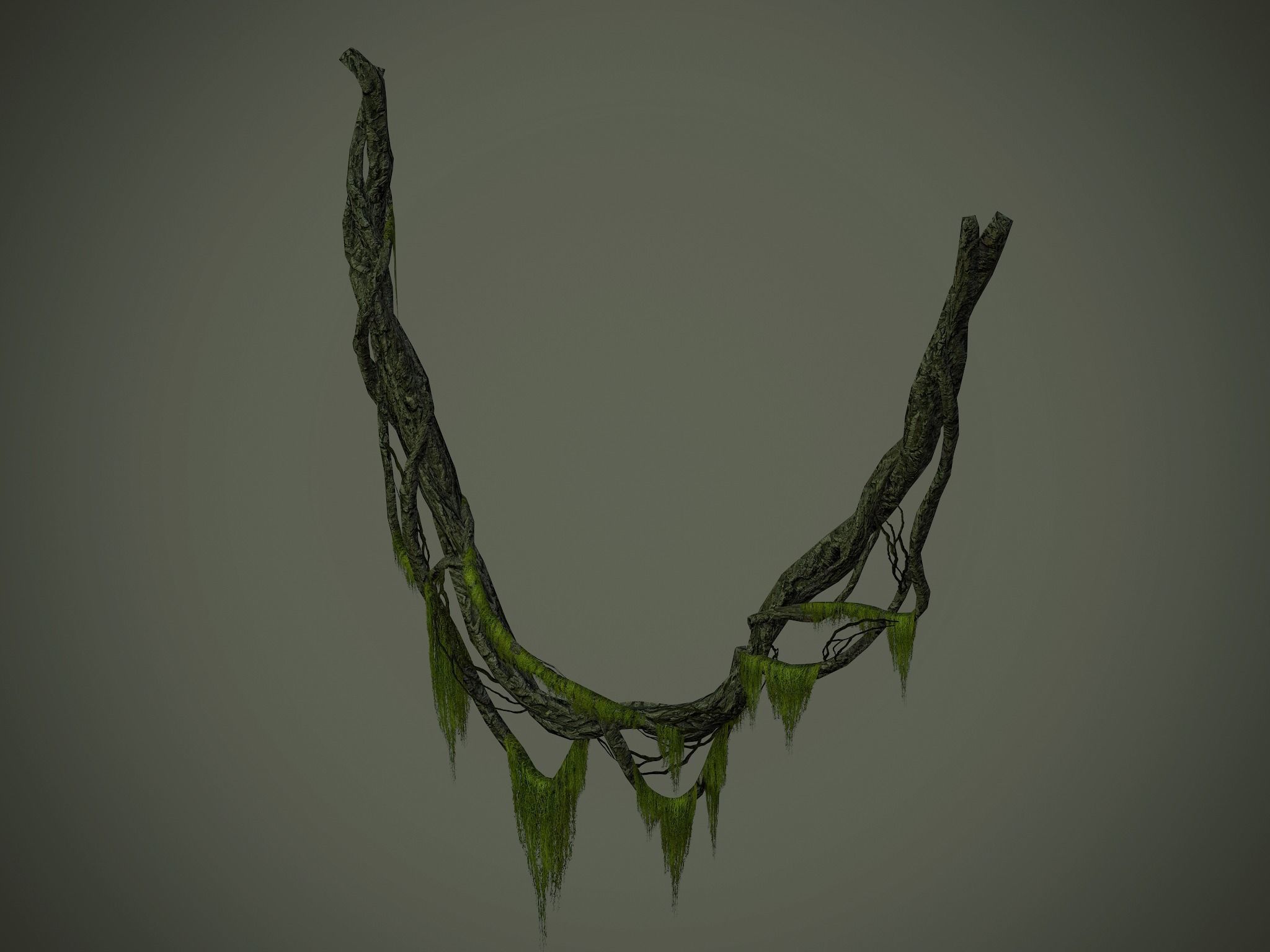 Nature Assets - Forest Vines Pack Low-poly 3D model_37