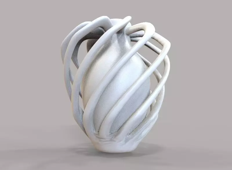 Vase 08 Low-poly 3D model_0