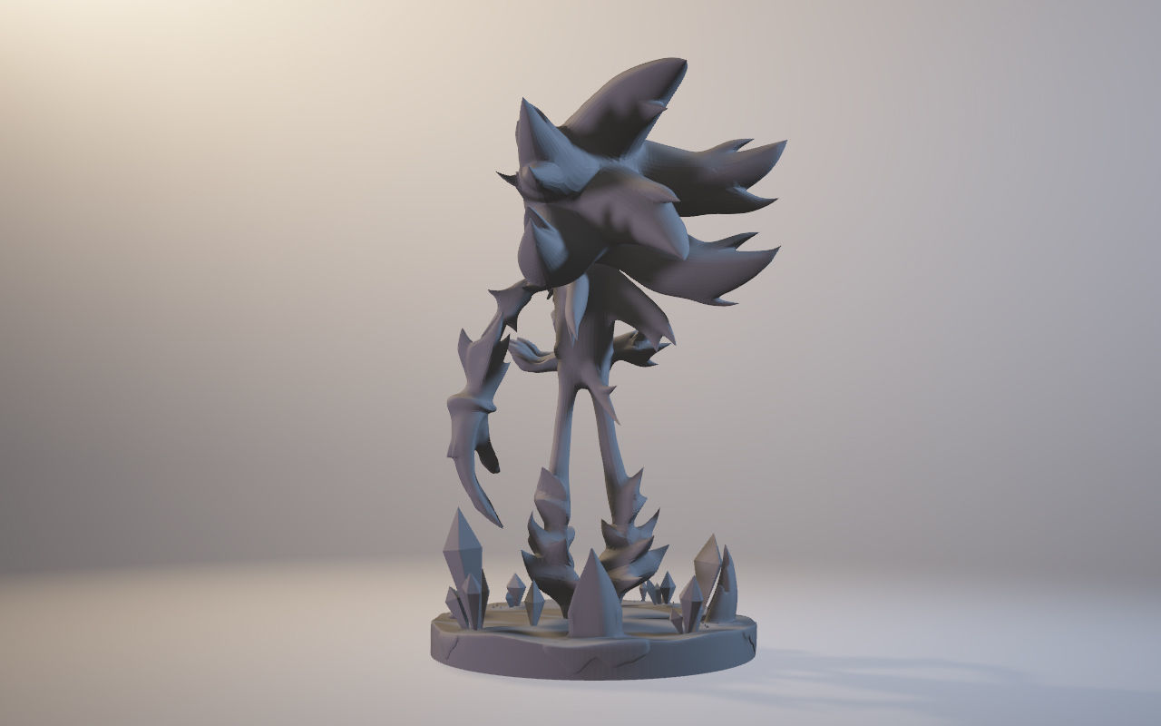 Mephiles the Dark Sonic X 3D print model_5