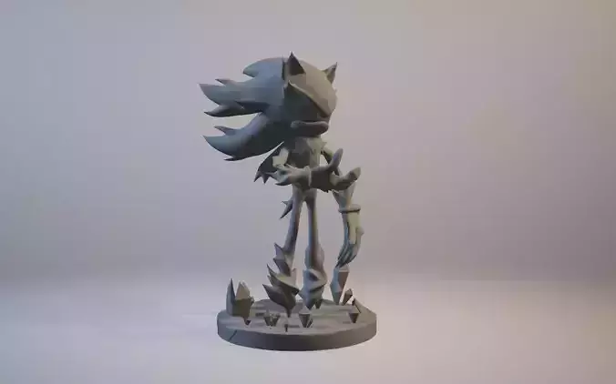 Mephiles the Dark Sonic X 3D print model