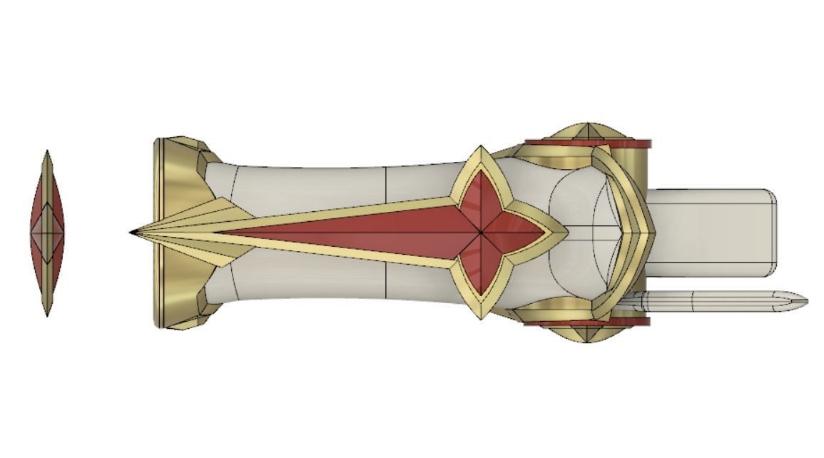 League of Legends Star Guardian Miss Fortune Gun 3D print model_3