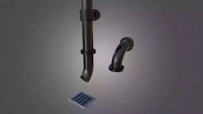 Drain Pipe Collection - 4K PBR Game Ready