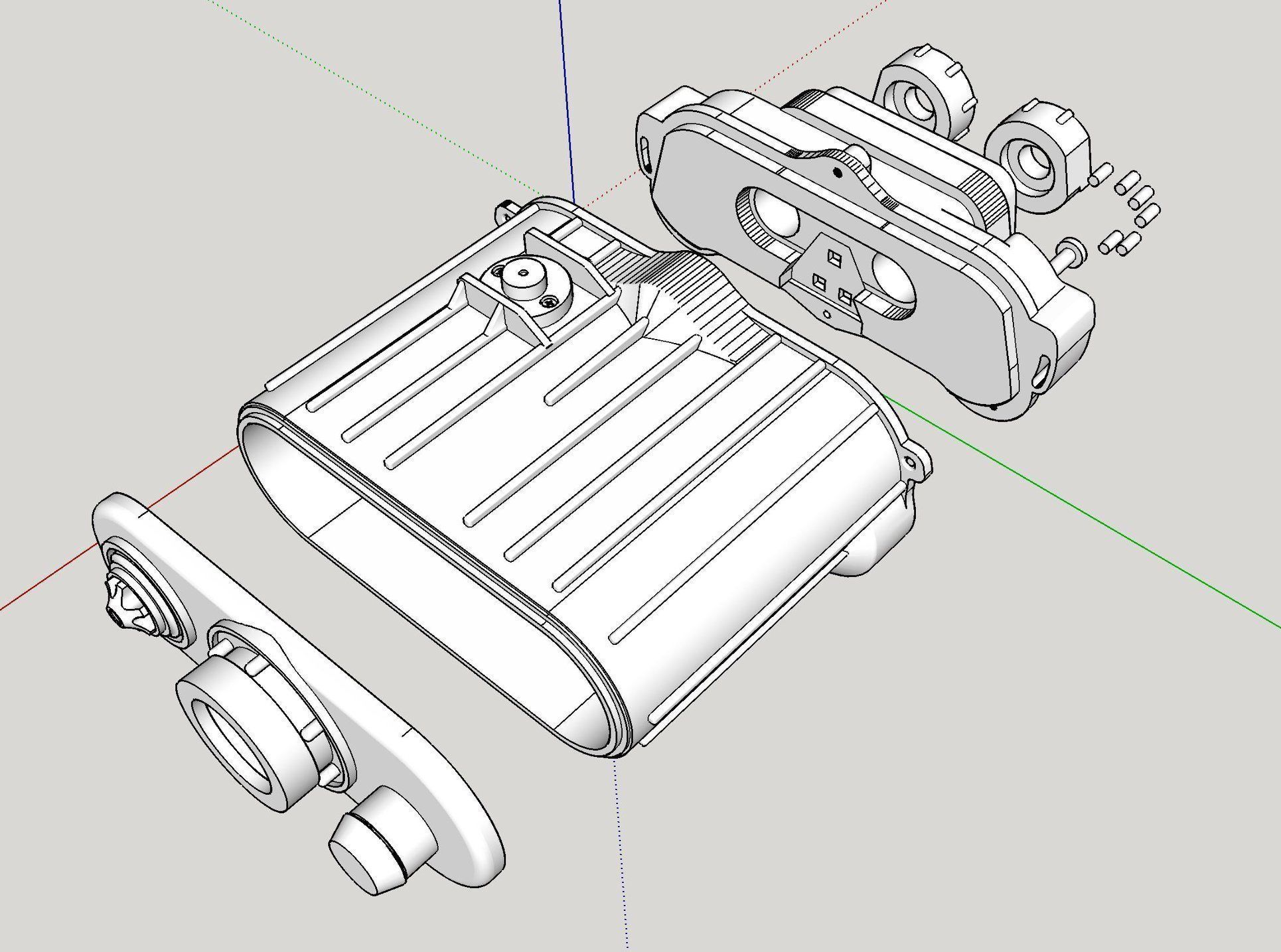 Hoth Macro Binoculars Prop from Empire Strikes Back  3D print model_3