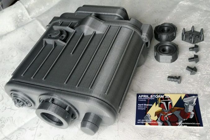 Hoth Macro Binoculars Prop from Empire Strikes Back  3D print model