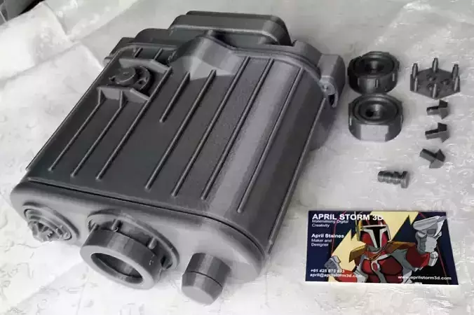 Hoth Macro Binoculars Prop from Empire Strikes Back  3D print model