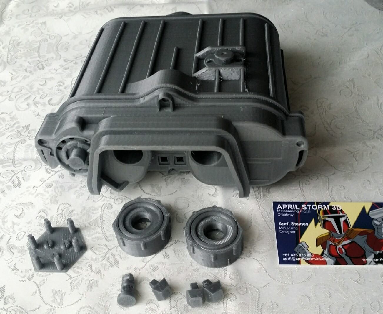 Hoth Macro Binoculars Prop from Empire Strikes Back  3D print model_1