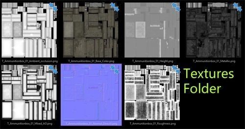 Wooden ammunition box - Game-Ready Low-poly 3D model_3