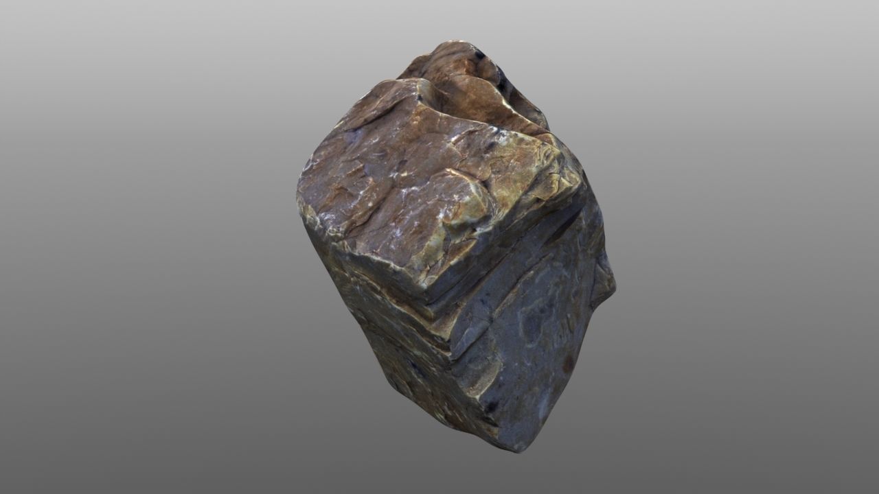 Rock low poly 3D model Low-poly 3D model_8