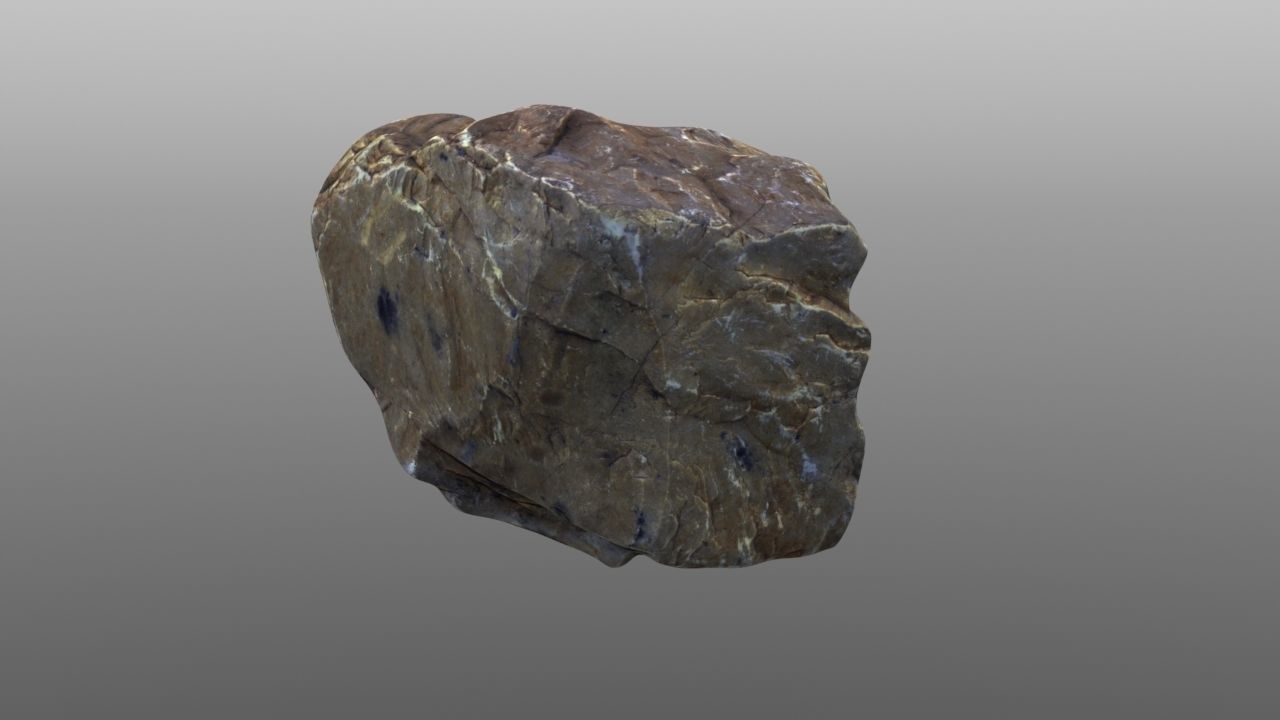 Rock low poly 3D model Low-poly 3D model_5