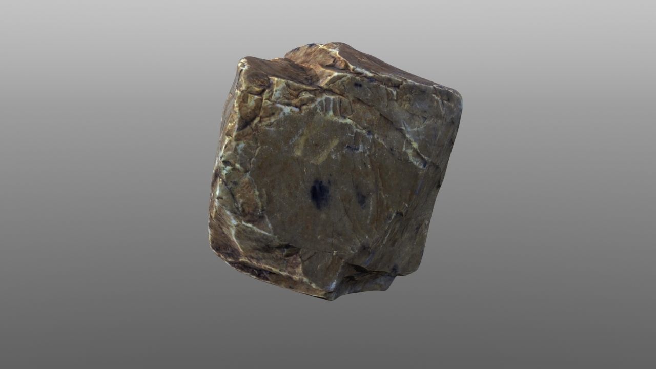 Rock low poly 3D model Low-poly 3D model_4