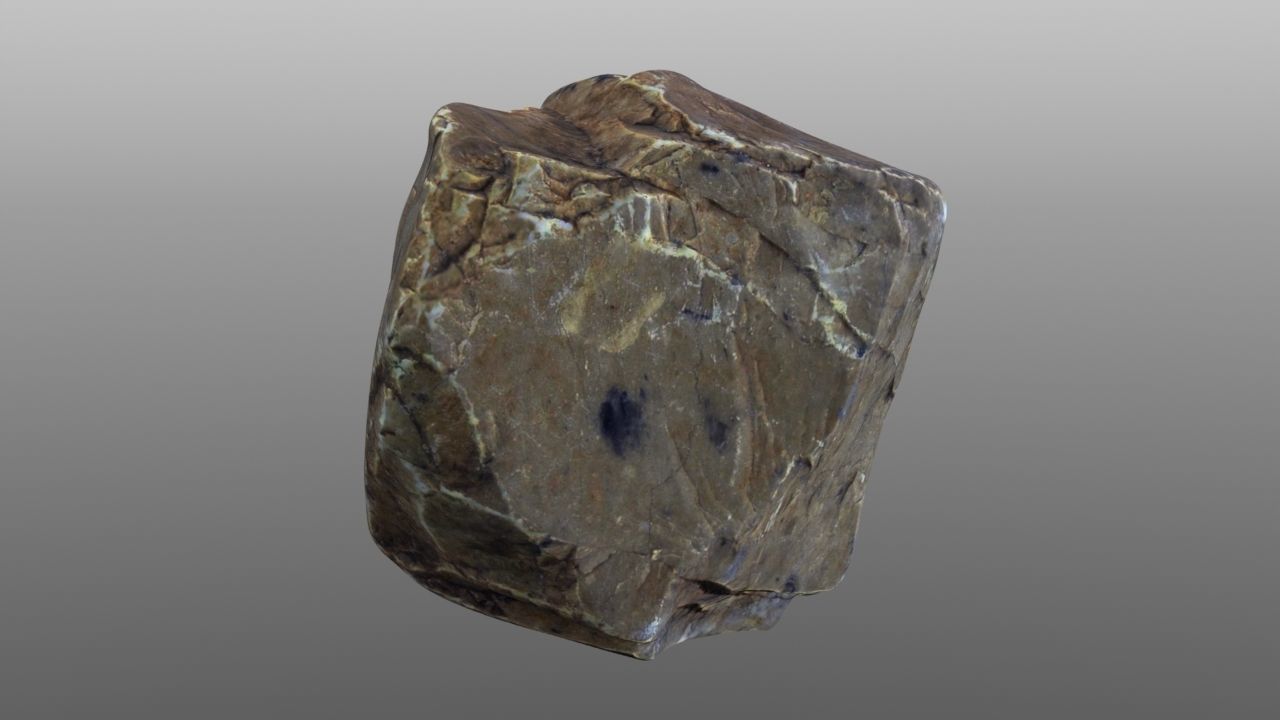 Rock low poly 3D model Low-poly 3D model_3