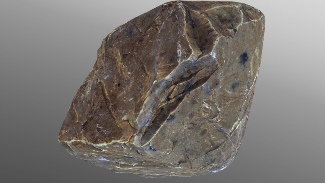 Rock low poly 3D model Low-poly 3D model_9