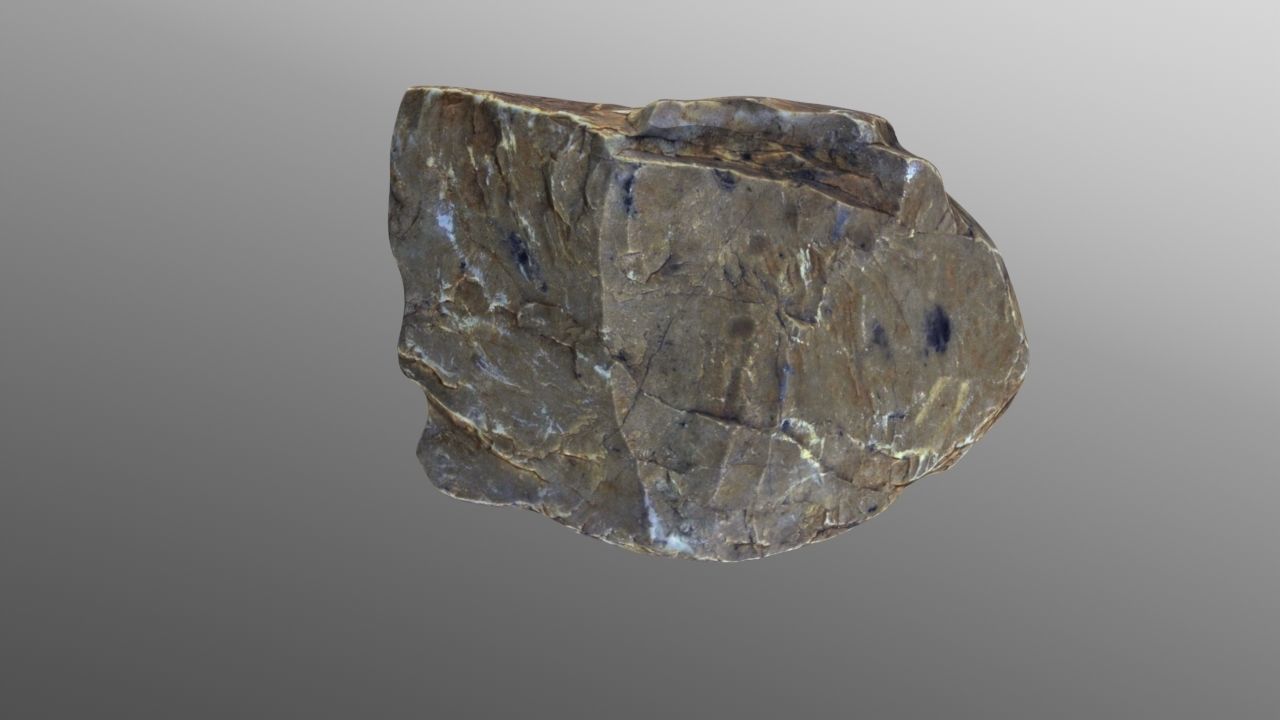 Rock low poly 3D model Low-poly 3D model_2