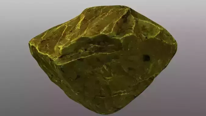 Rock low poly 3D model