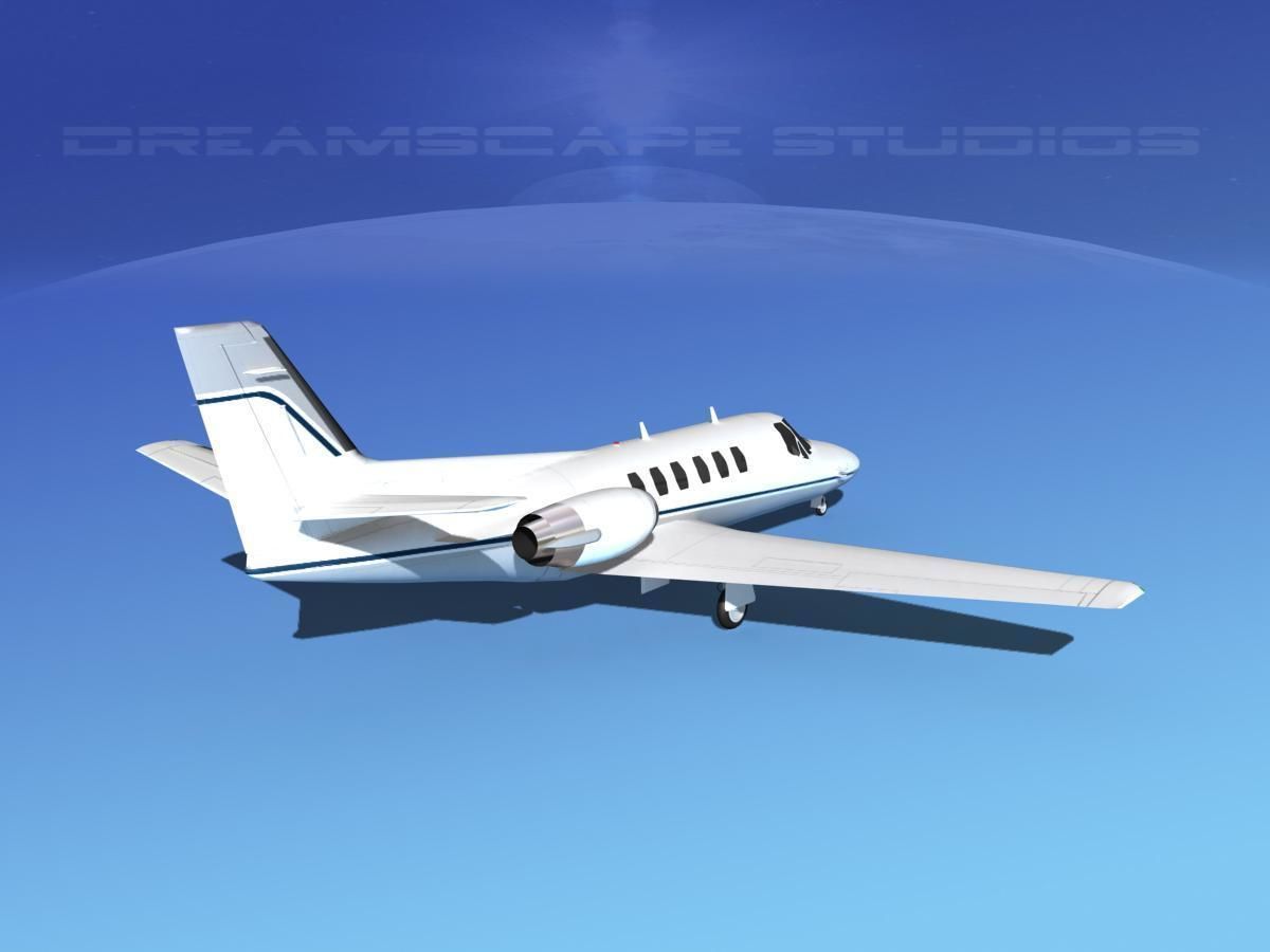 Cessna C550 Citation II V03 3D model_5