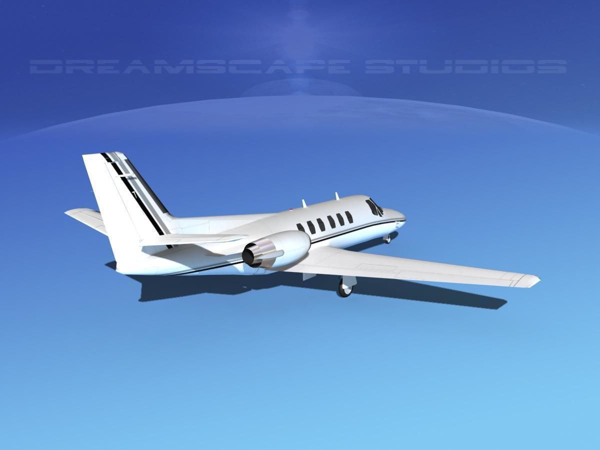 Cessna C550 Citation II V04 3D model_5