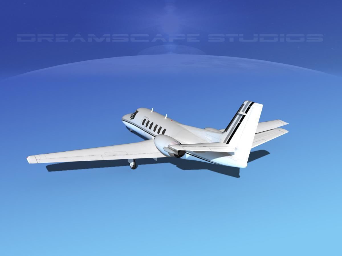 Cessna C550 Citation II V04 3D model_7