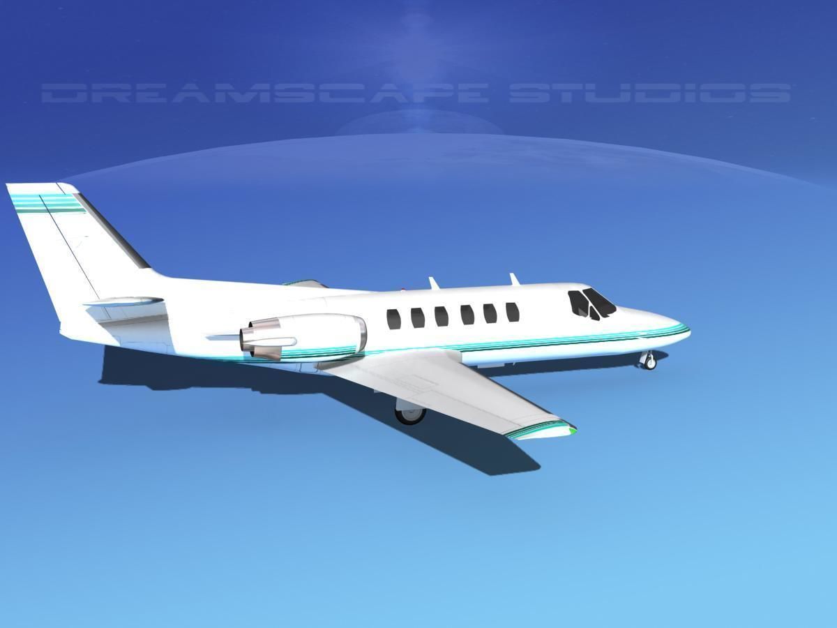 Cessna C550 Citation II V05 3D model_4