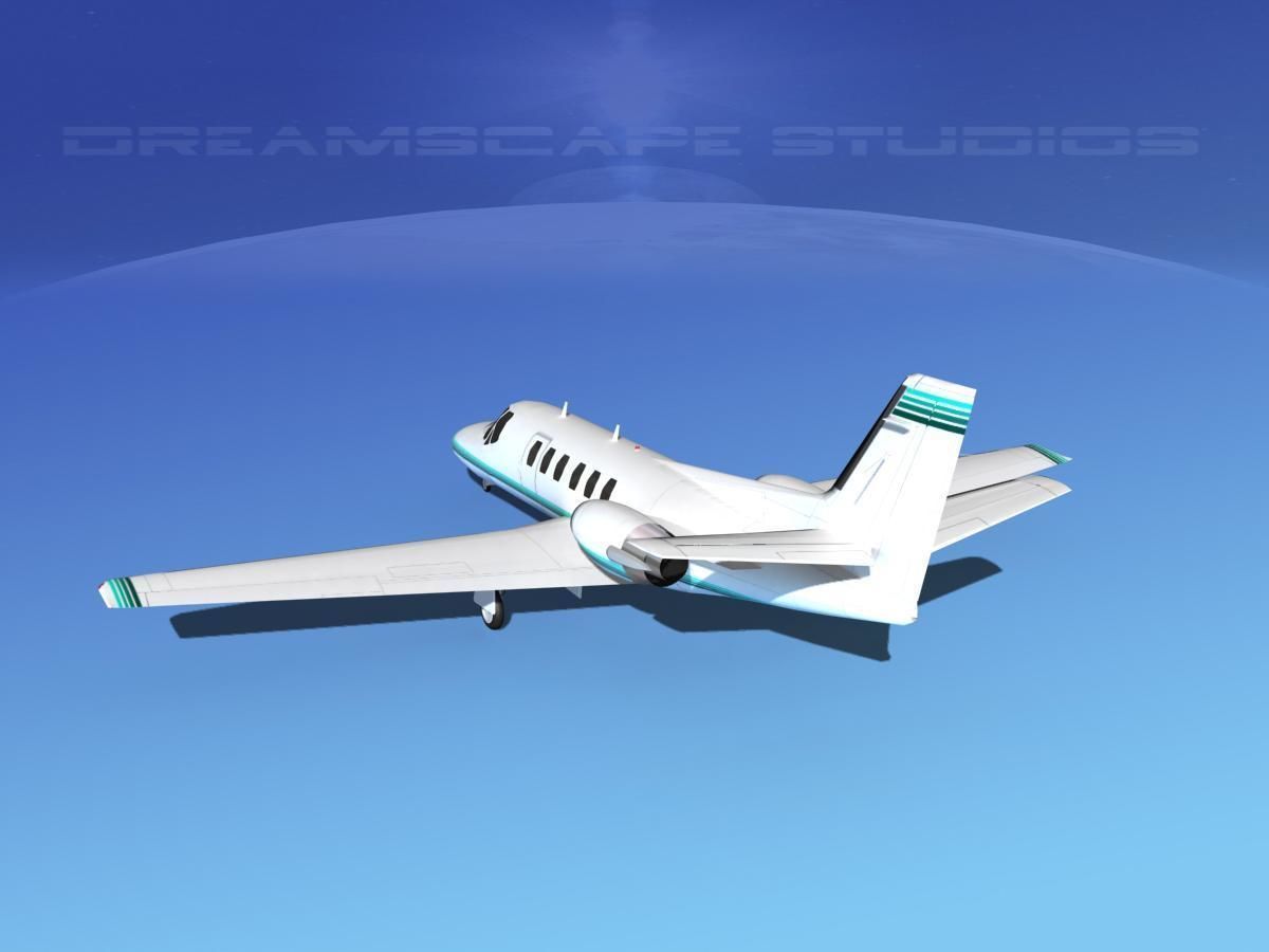 Cessna C550 Citation II V05 3D model_7