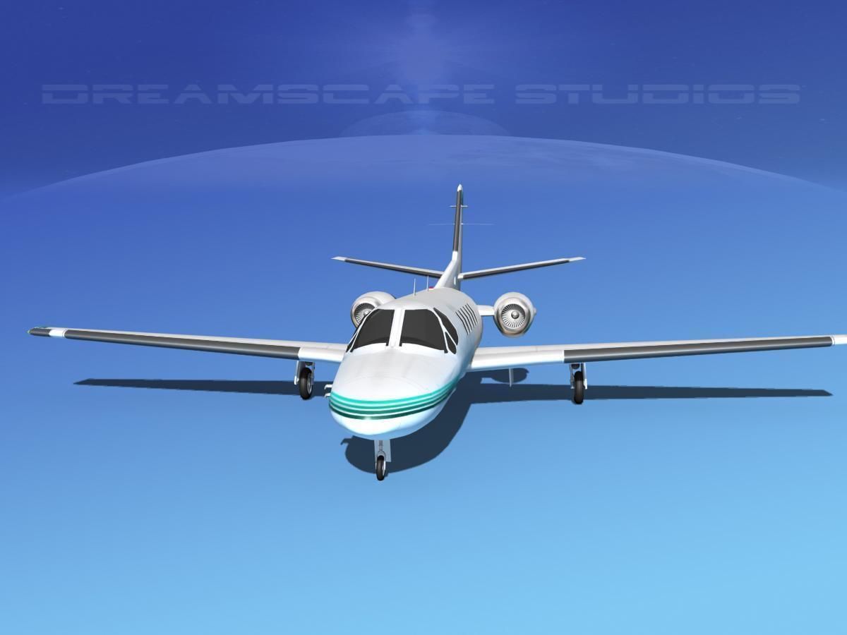 Cessna C550 Citation II V05 3D model_1