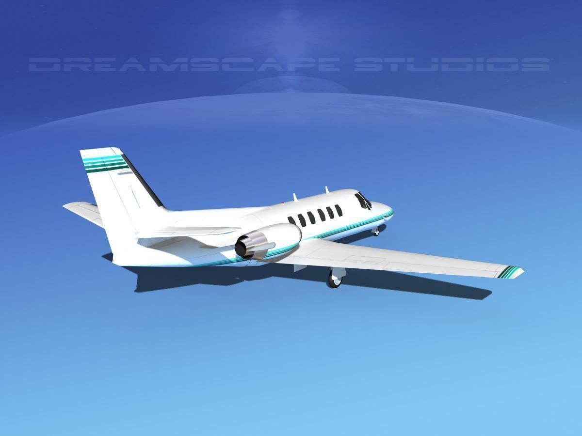 Cessna C550 Citation II V05 3D model_5