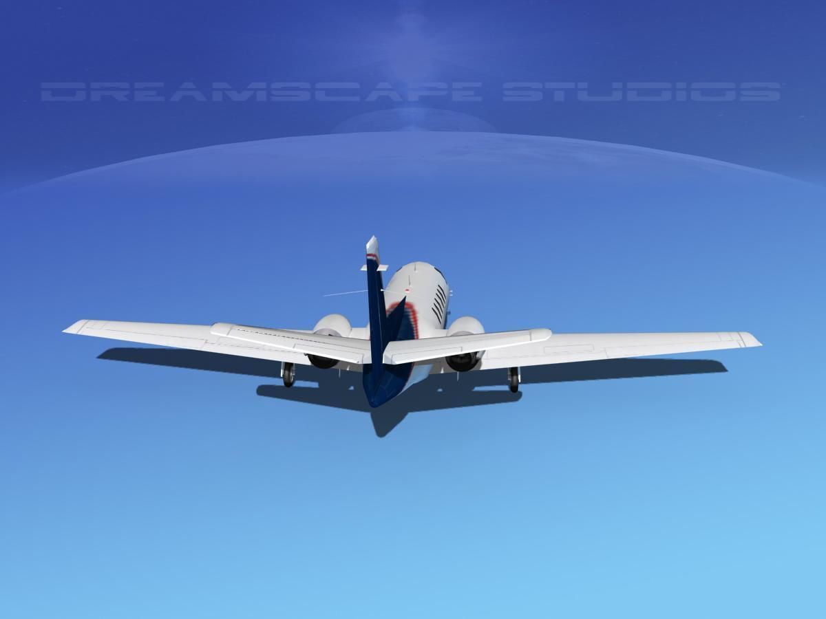 Cessna C550 Citation II V12 3D model_6