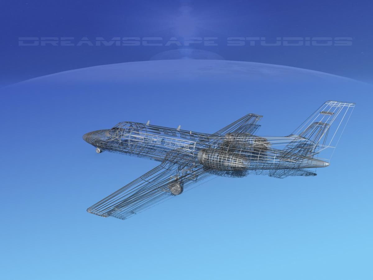 Cessna C550 Citation II V12 3D model_13