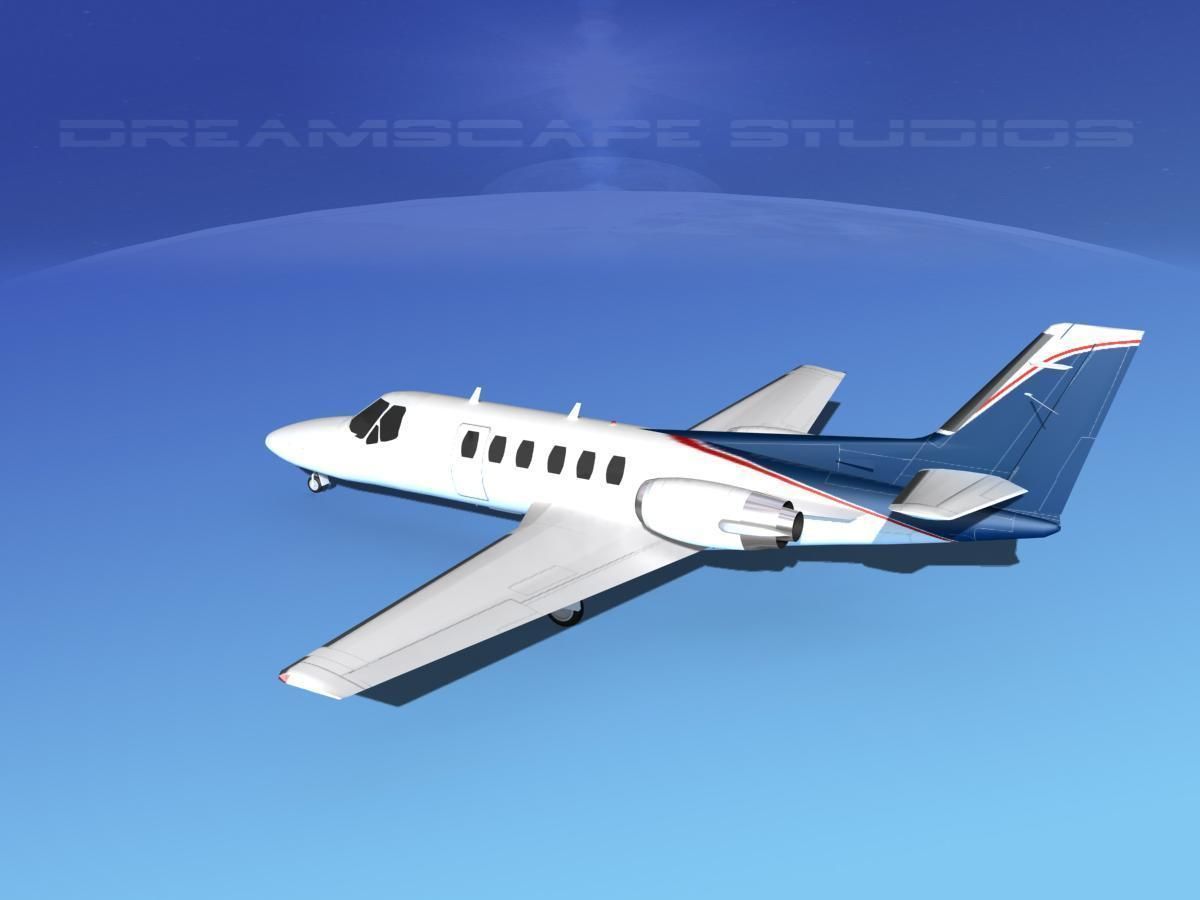 Cessna C550 Citation II V12 3D model_8