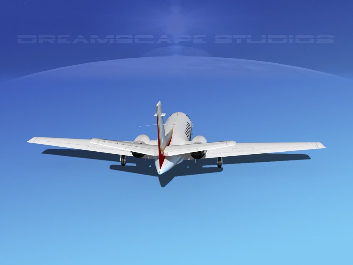 Cessna C550 Citation II V13 3D model_6