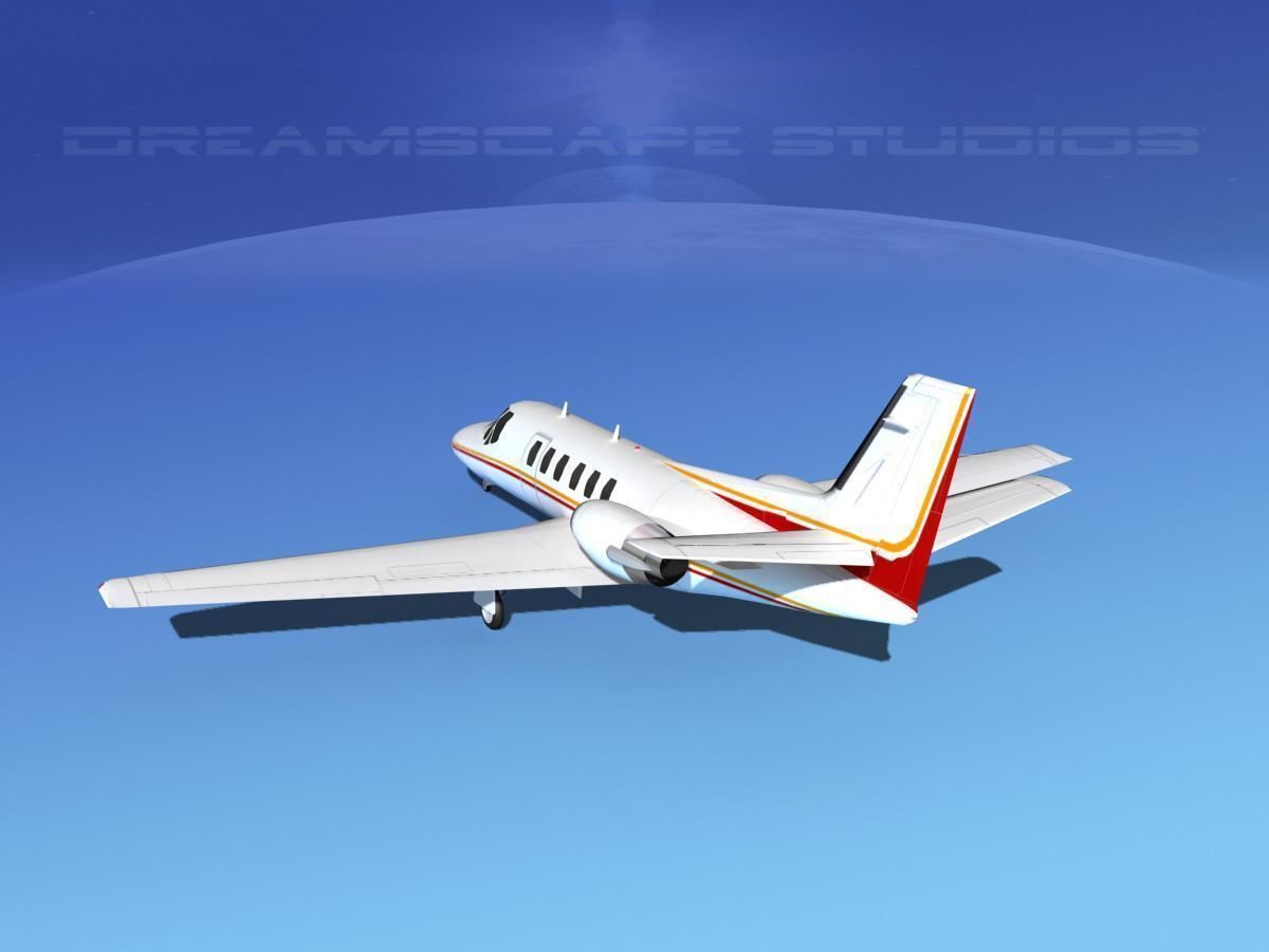 Cessna C550 Citation II V13 3D model_7
