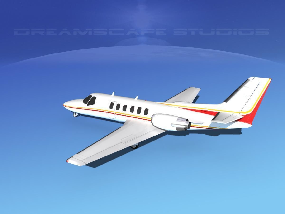 Cessna C550 Citation II V13 3D model_8
