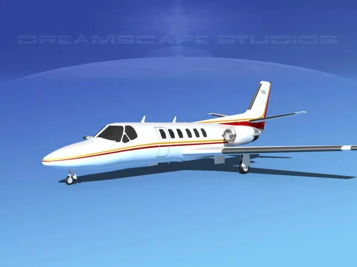 Cessna C550 Citation II V13 3D model_0