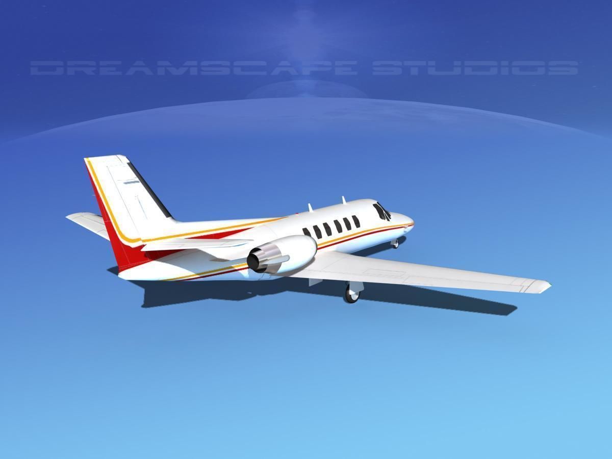Cessna C550 Citation II V13 3D model_5