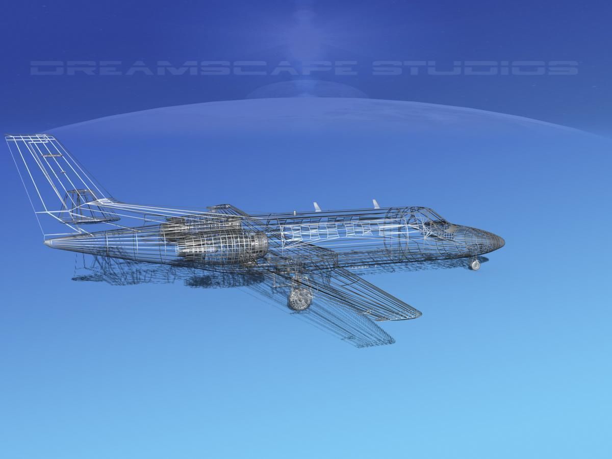 Cessna C550 Citation II V14 3D model_13