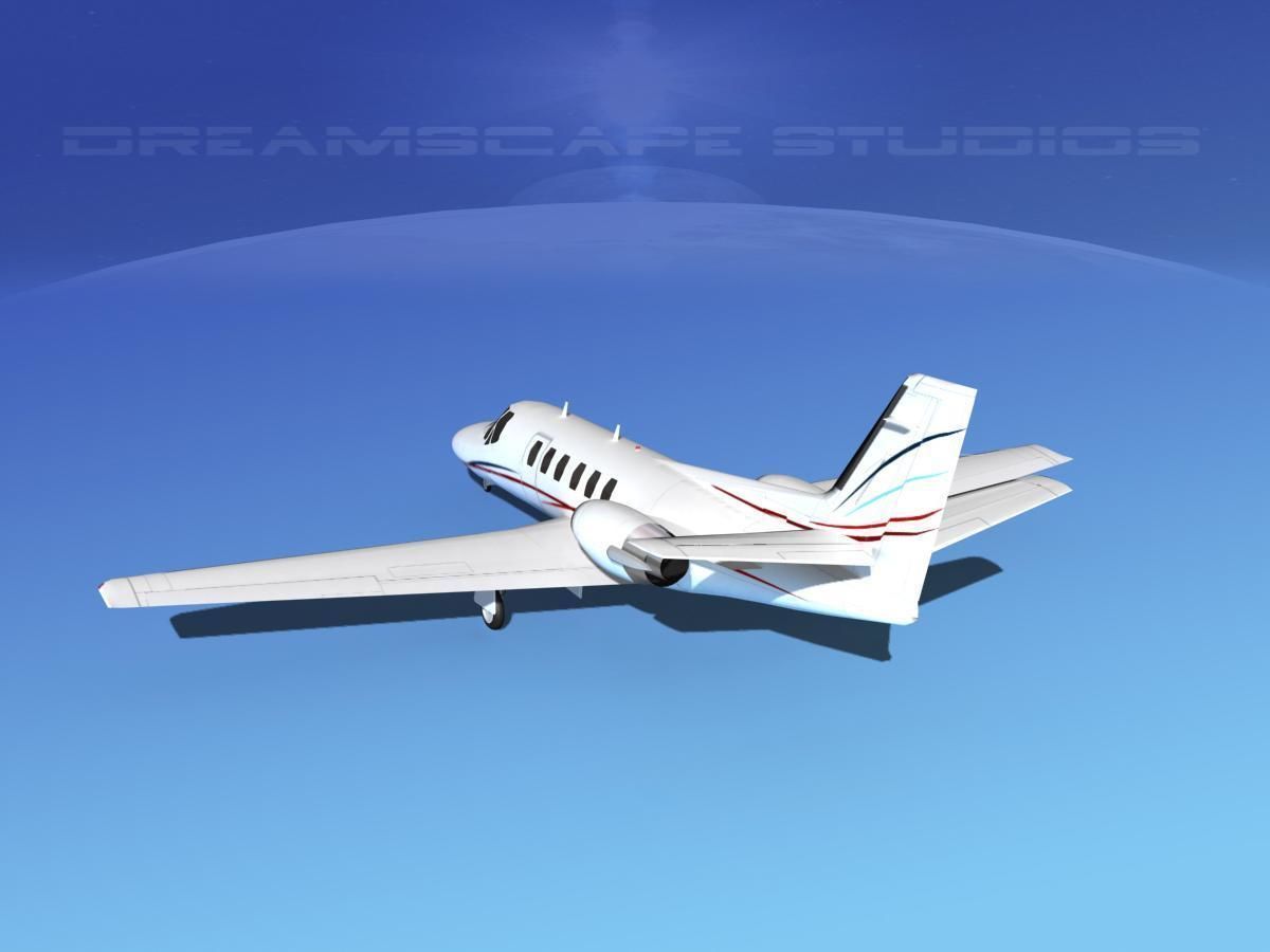 Cessna C550 Citation II V15 3D model_7