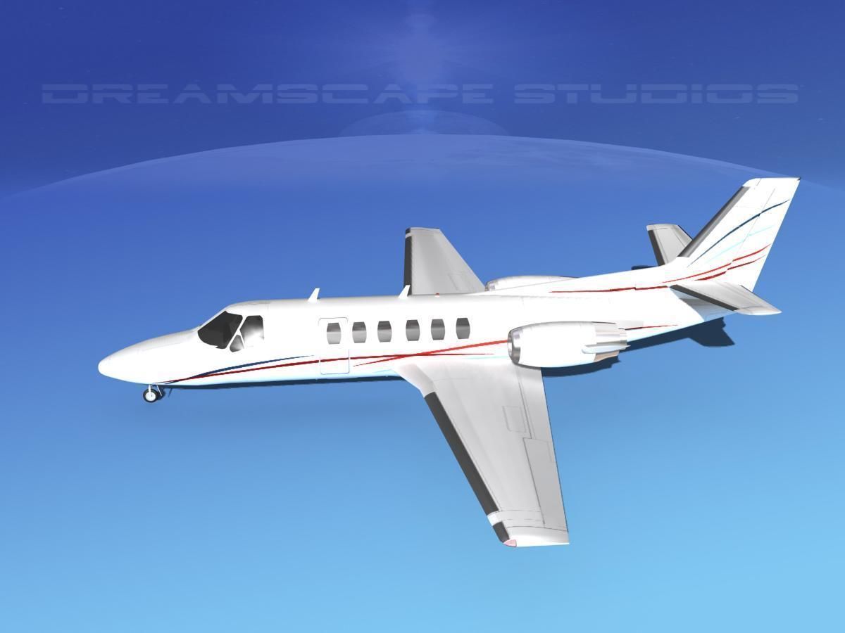 Cessna C550 Citation II V15 3D model_9