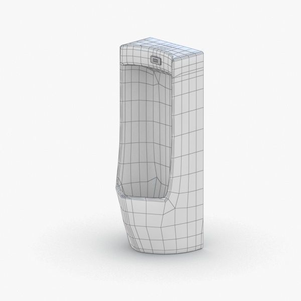 1623 - Urinal Low-poly 3D model_1