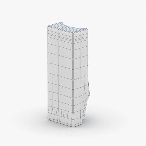 1623 - Urinal Low-poly 3D model_3