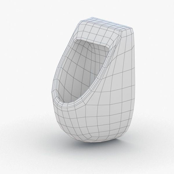 1626 - Urinal Low-poly 3D model_1