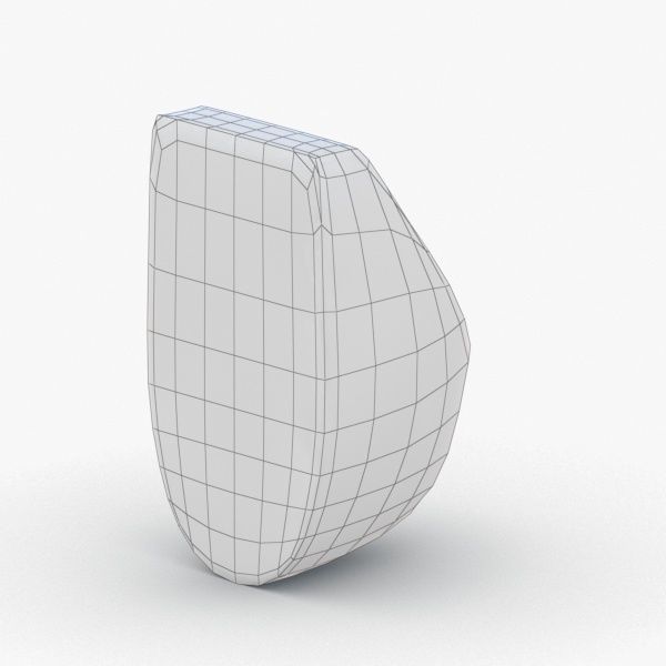 1626 - Urinal Low-poly 3D model_3