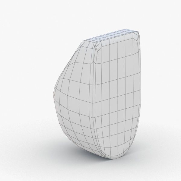1626 - Urinal Low-poly 3D model_4